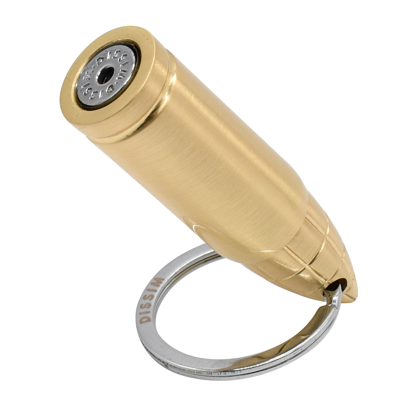 DISSIM BULLSEYE CIGAR PUNCH WITH NEEDLE GUIDE - GOLD