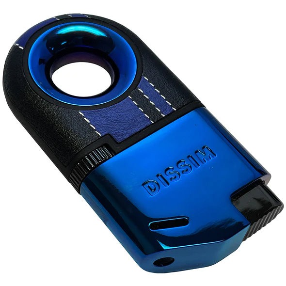 DISSIM RACING SERIES SOFT FLAME INVERTED LIGHTER - 500 LIMITED EDITION - BLUE ON BLUE