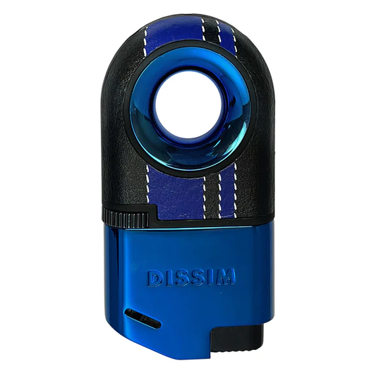 DISSIM RACING SERIES SOFT FLAME INVERTED LIGHTER - 500 LIMITED EDITION - BLUE ON BLUE