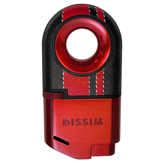 DISSIM RACING SERIES SOFT FLAME INVERTED LIGHTER - 500 LIMITED EDITION - RED ON RED