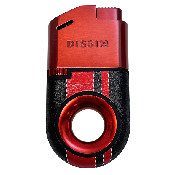 DISSIM RACING SERIES SOFT FLAME INVERTED LIGHTER - 500 LIMITED EDITION - RED ON RED