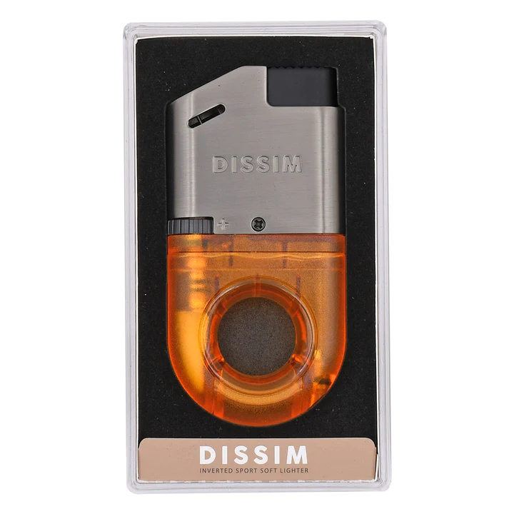 DISSIM SPORT SERIES SOFT FLAME INVERTED LIGHTER-ORANGE