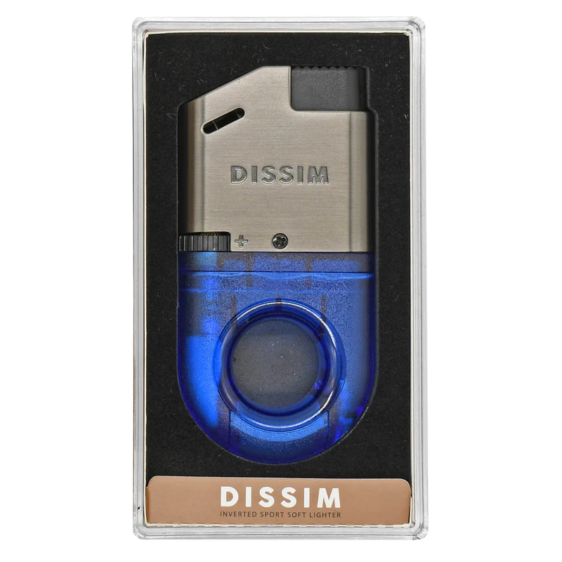 DISSIM SPORT SERIES SOFT FLAME INVERTED LIGHTER-BLUE