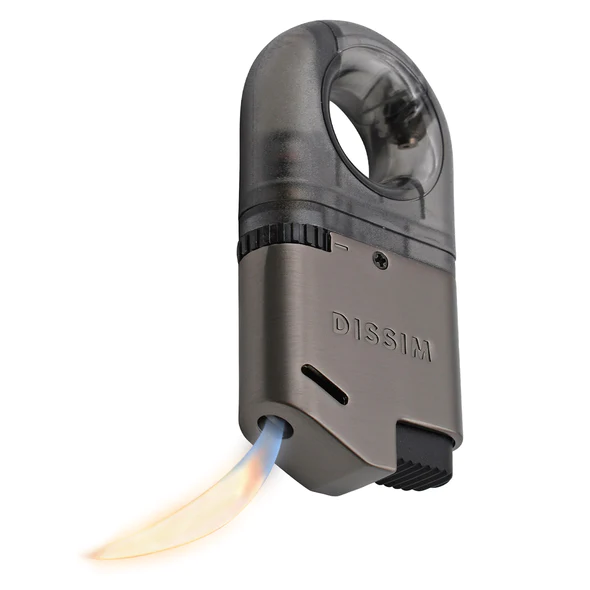 DISSIM SPORT SERIES SOFT FLAME INVERTED LIGHTER-BLACK