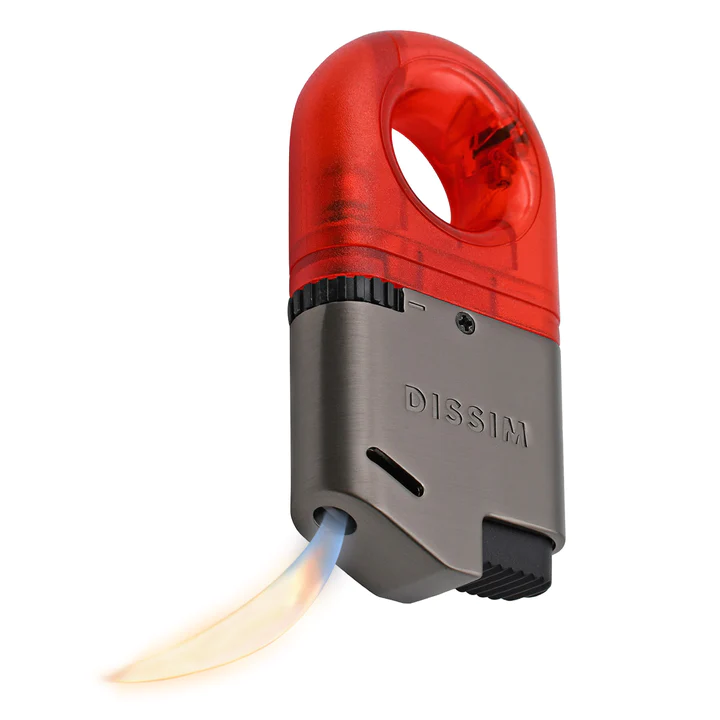 DISSIM SPORT SERIES SOFT FLAME INVERTED LIGHTER-RED