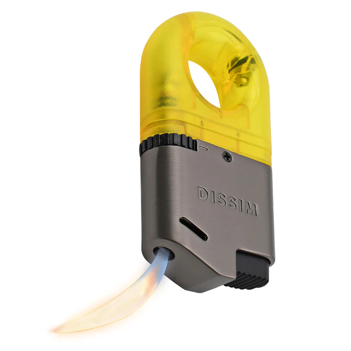 DISSIM SPORT SERIES SOFT FLAME INVERTED LIGHTER-YELLOW