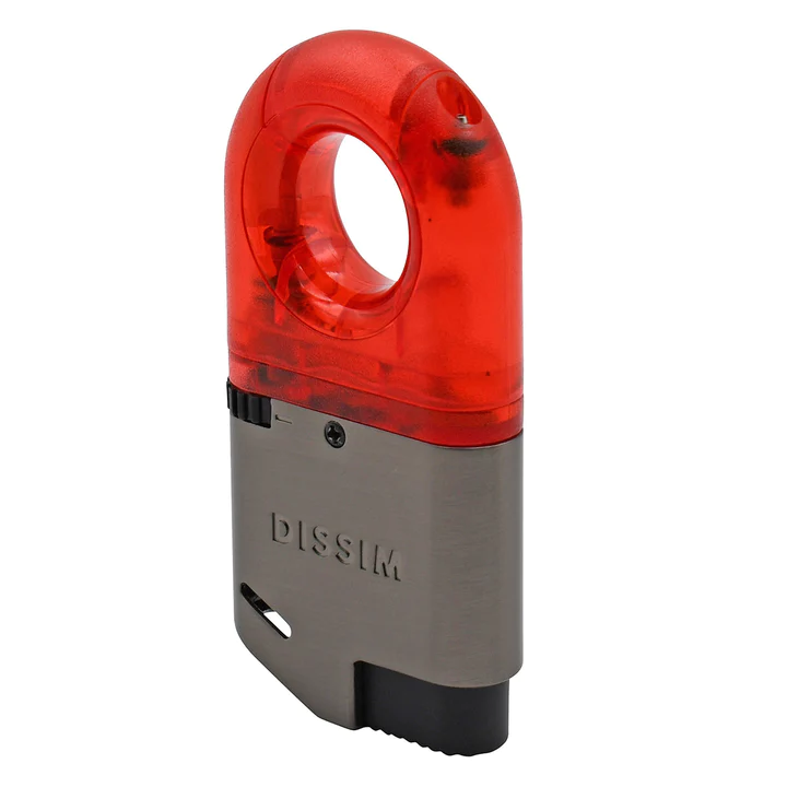 DISSIM SPORT SERIES SOFT FLAME INVERTED LIGHTER-RED