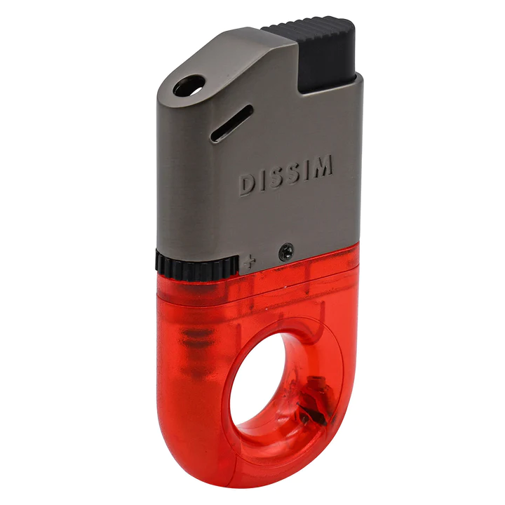 DISSIM SPORT SERIES SOFT FLAME INVERTED LIGHTER-RED