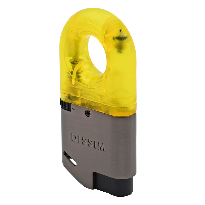 DISSIM SPORT SERIES SOFT FLAME INVERTED LIGHTER-YELLOW