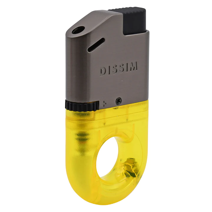 DISSIM SPORT SERIES SOFT FLAME INVERTED LIGHTER-YELLOW