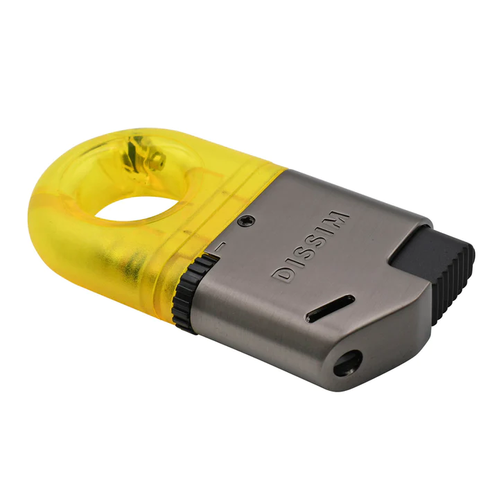 DISSIM SPORT SERIES SOFT FLAME INVERTED LIGHTER-YELLOW