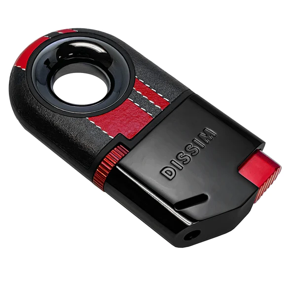 DISSIM RACING SERIES SOFT FLAME INVERTED LIGHTER - 500 LIMITED EDITION - BLACK ON RED