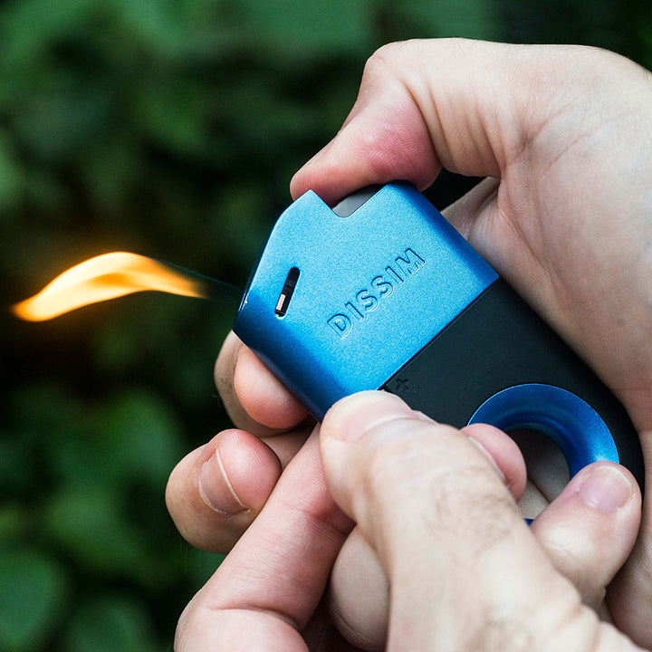 DISSIM EXECUTIVE SERIES INVERTED SOFT FLAME LIGHTER-BLUE